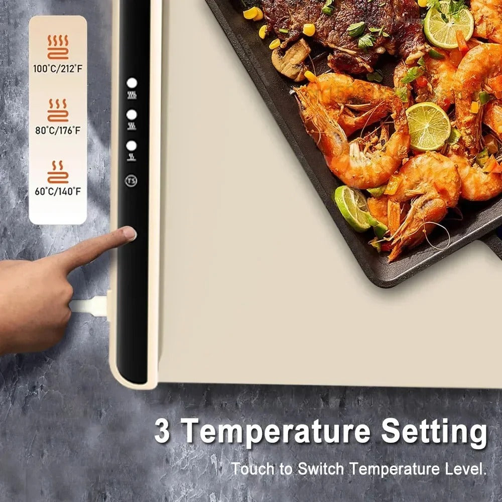 Electric silicon mat