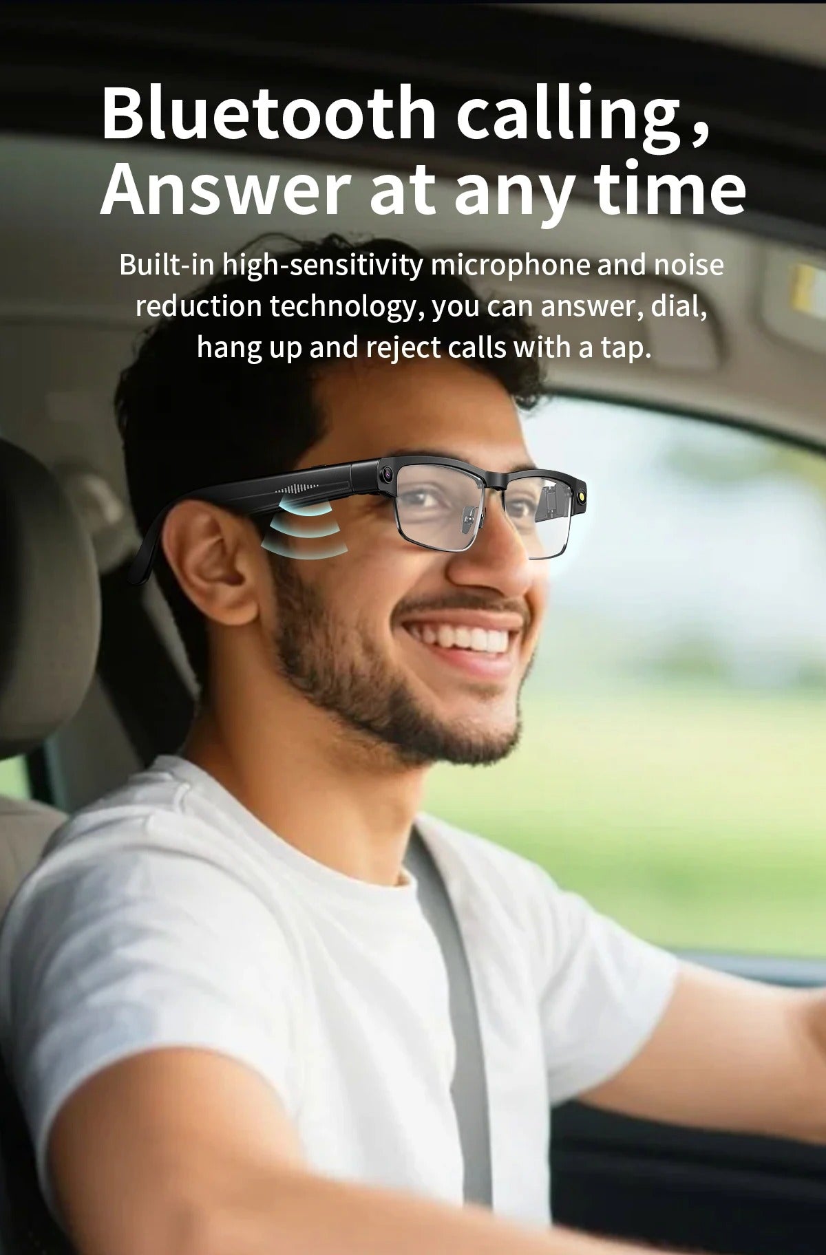 Smart Glasses with Camera & HD Video Recording
