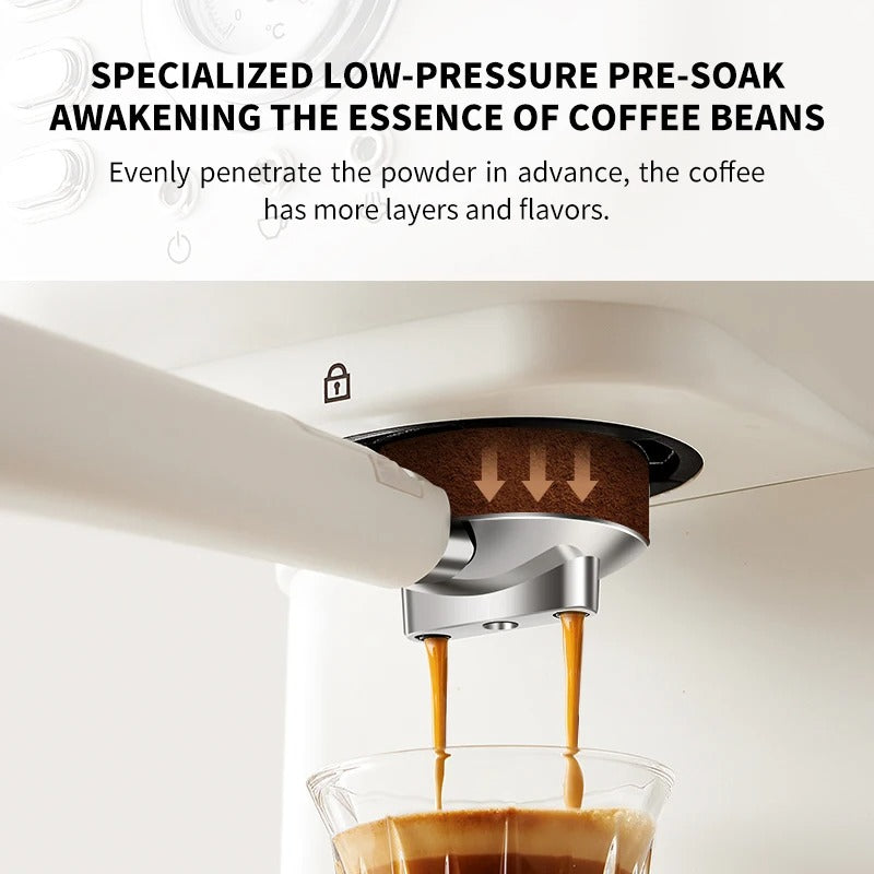 Espresso Coffee Machine with Milk Frother