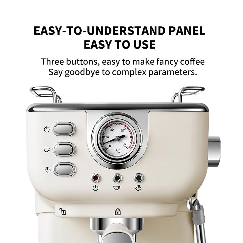 Espresso Coffee Machine with Milk Frother