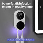 Toothbrush Holder UV Sterilizer, Wall-Mounted