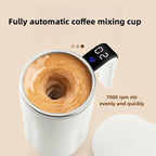 Smart Self-Stirring Coffee Mug with LED Temperature Display