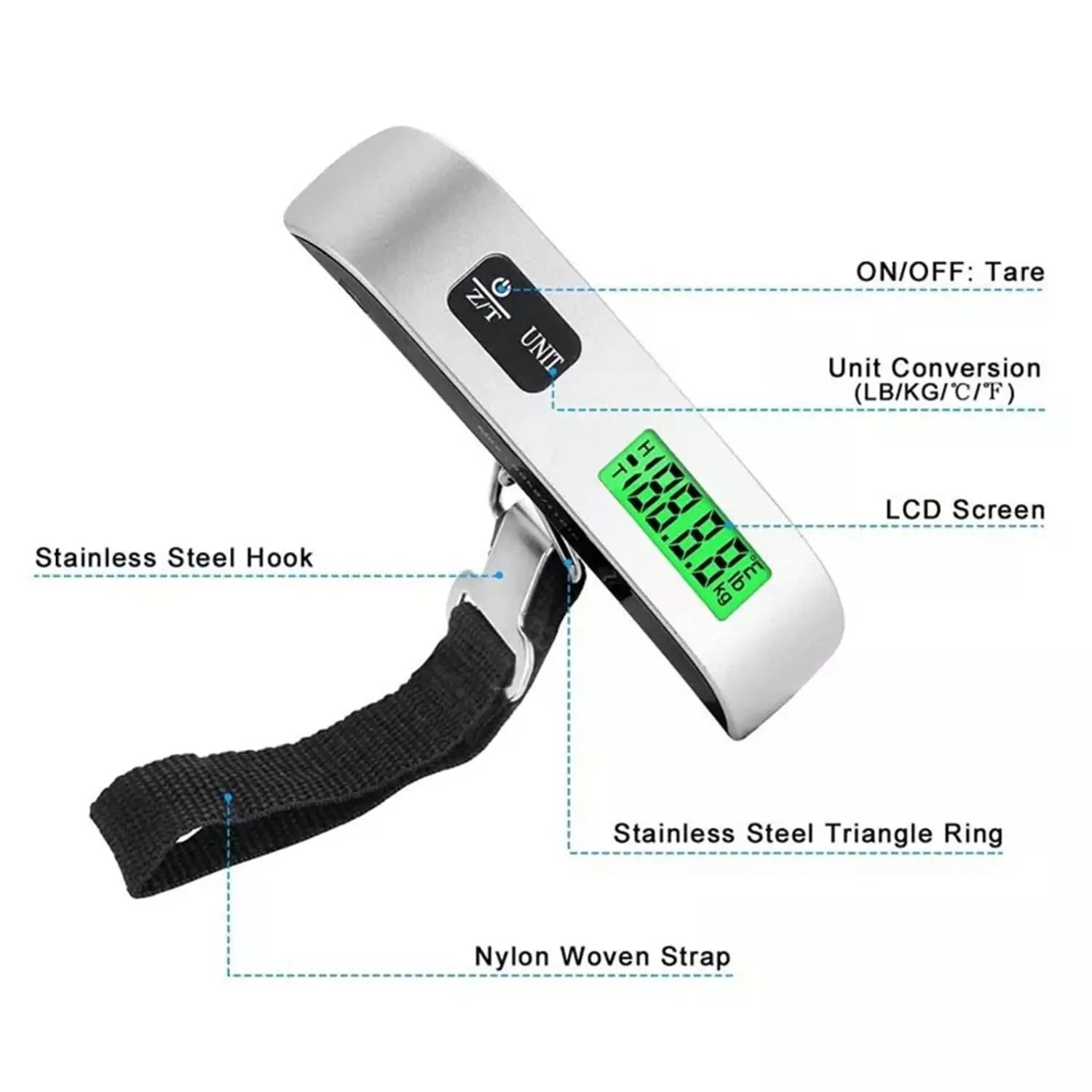Luggage weight scale