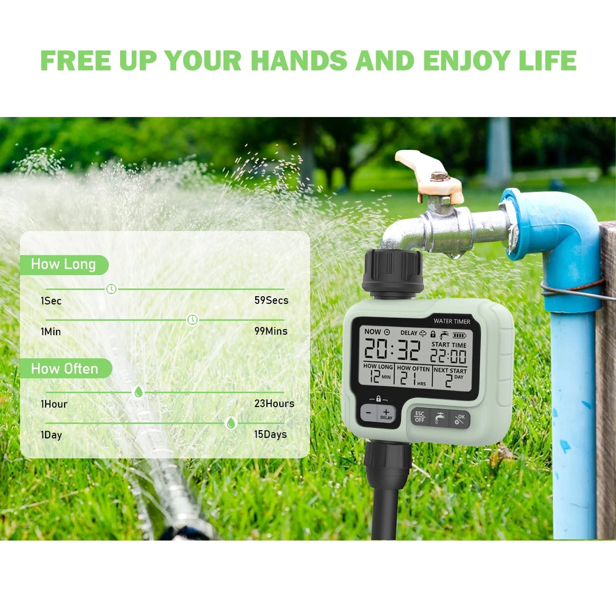 Smart water timer