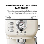 Espresso Coffee Machine with Milk Frother