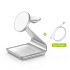Wireless charging station 3-in-1